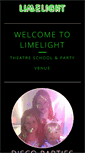 Mobile Screenshot of limelighttheatre.biz